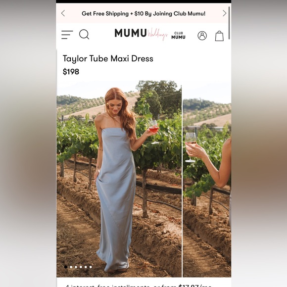 Show Me Your MuMu Dresses & Skirts - Taylor tube maxi dress